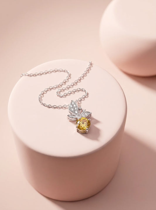 Soleil Butterfly Pendant Chain