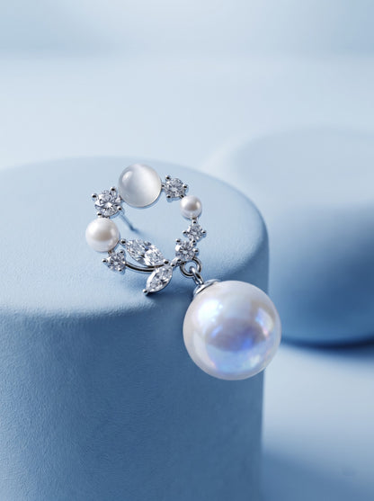 Luna Wreath Drop Earrings