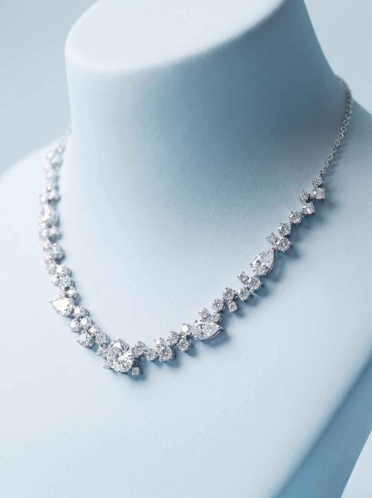 Floral Solitaire Neckpieces