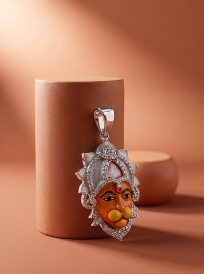 Hanuman Enamel Pendant