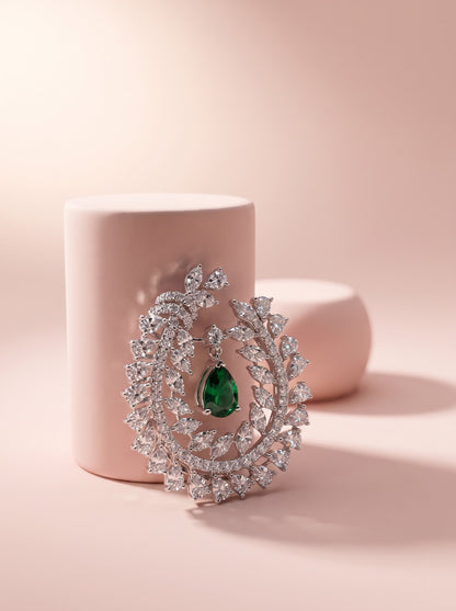 Pear-cut Emerald