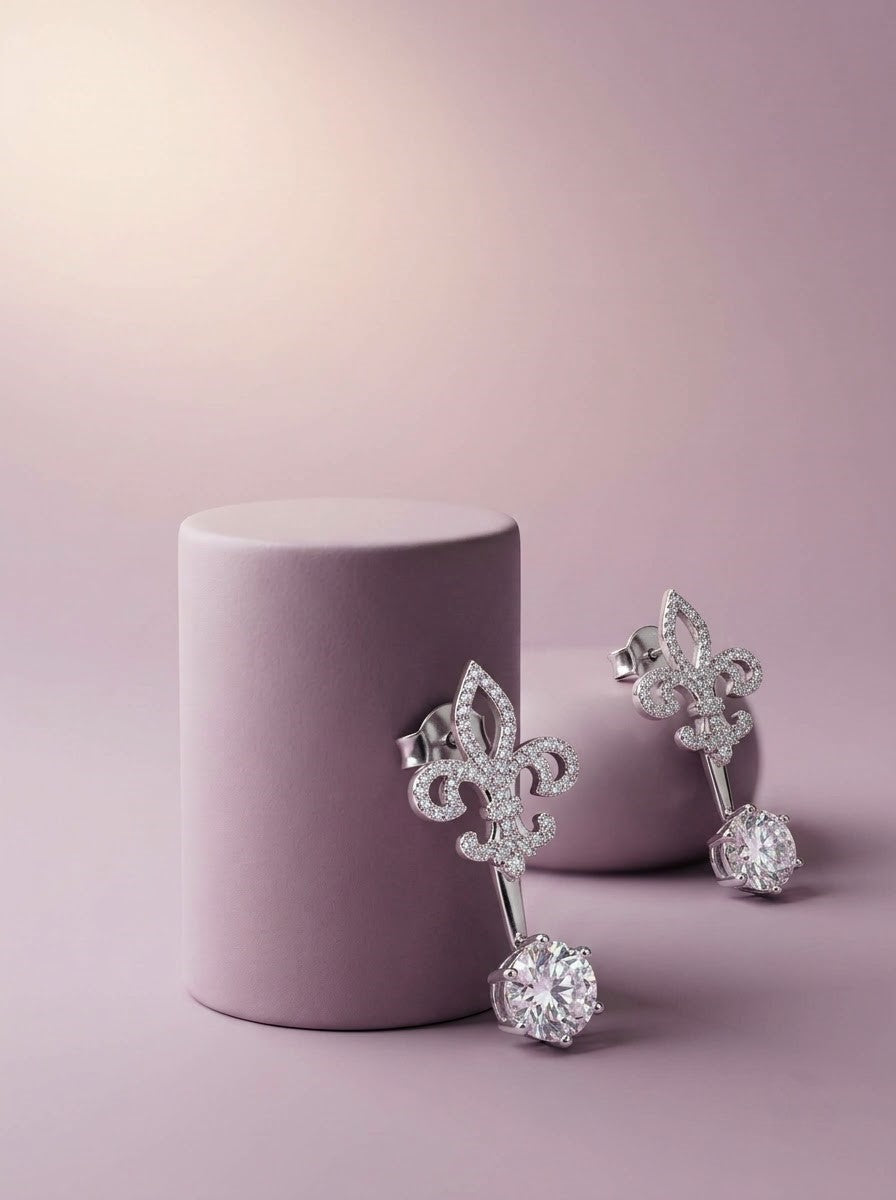 Flora Linear Earrings 2 in 1