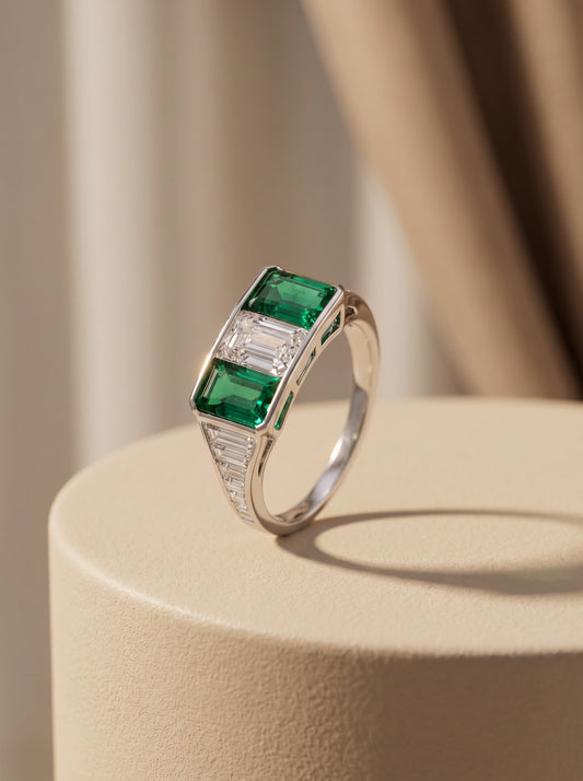Triple Step Ring