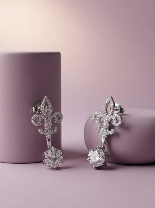 Flora Linear Earrings 2 in 1