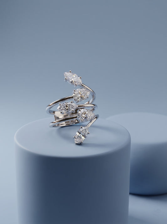 The Serpent Coil Ring