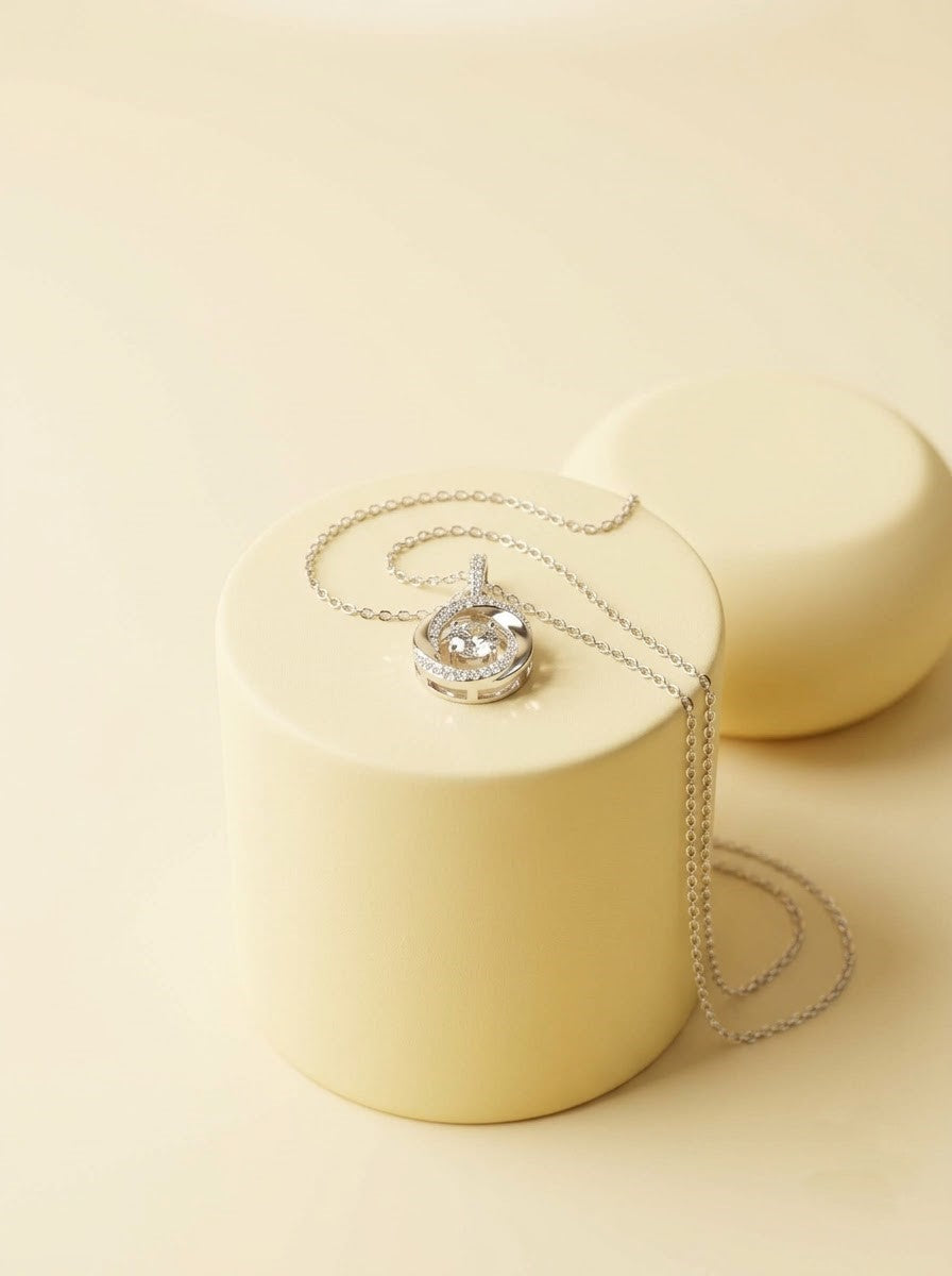 Orbit Spiral Pendant Chain