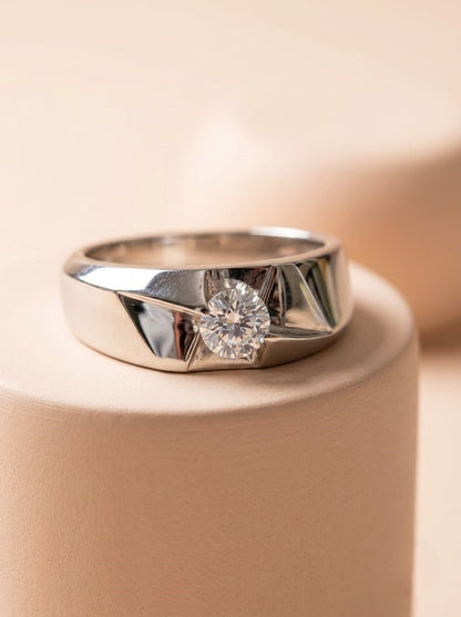 Prism Solitaire Ring