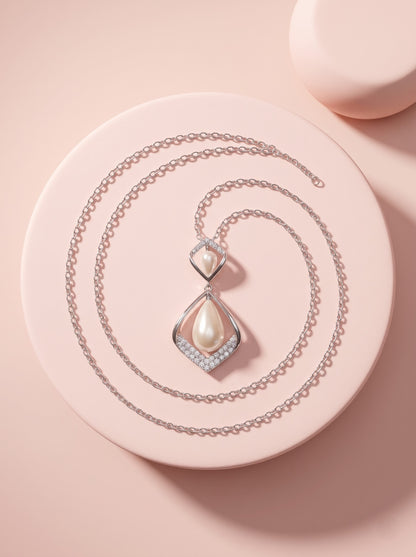 Pearl Drop Pendant Chain