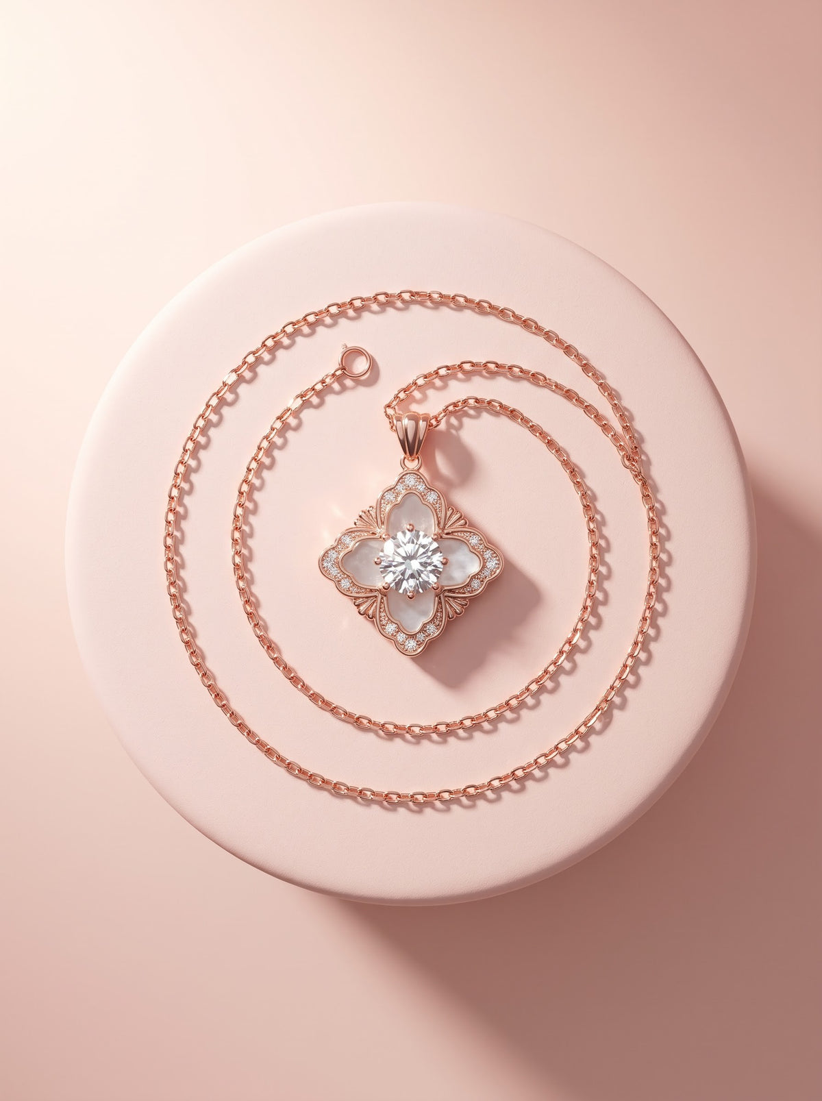 Fleur Lattice Pendant Chain