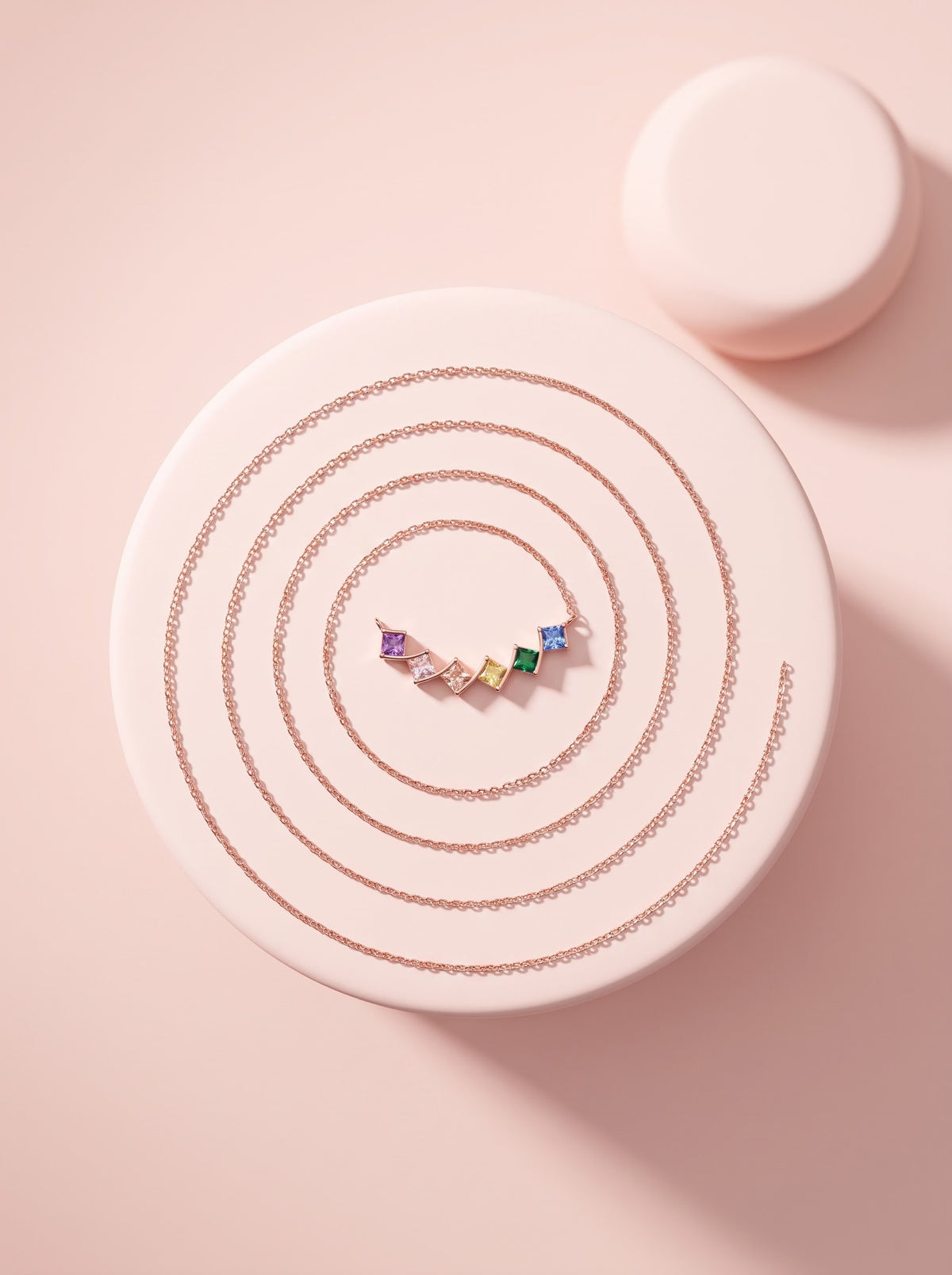Rainbow Bar Necklace