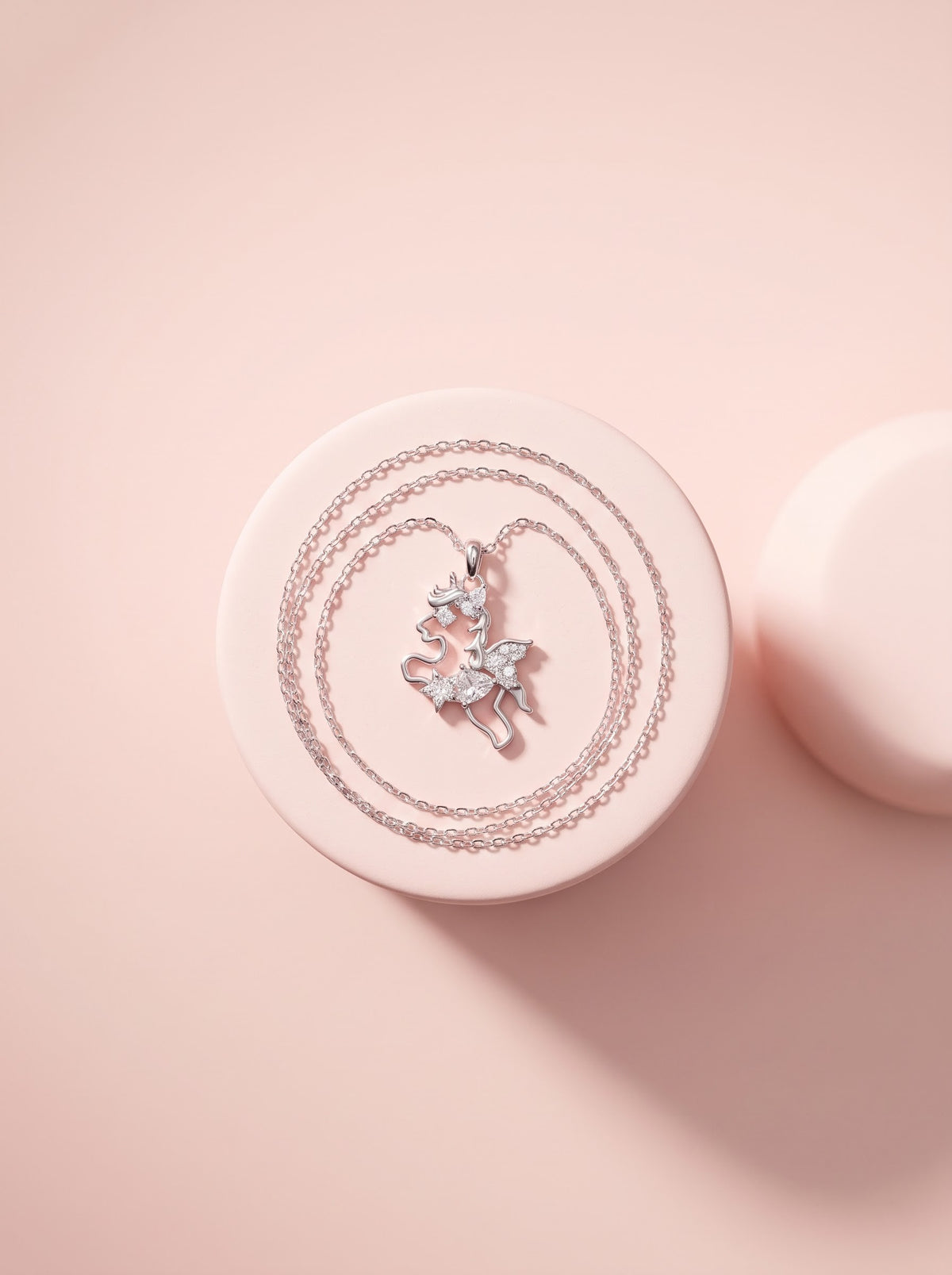 Unicorn Crystal Pendant Chain