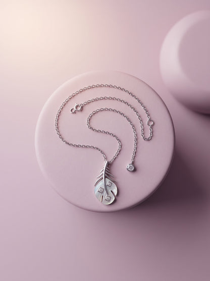 Feather Float Pendant Chain