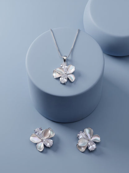 Crystal Petal Pendat set