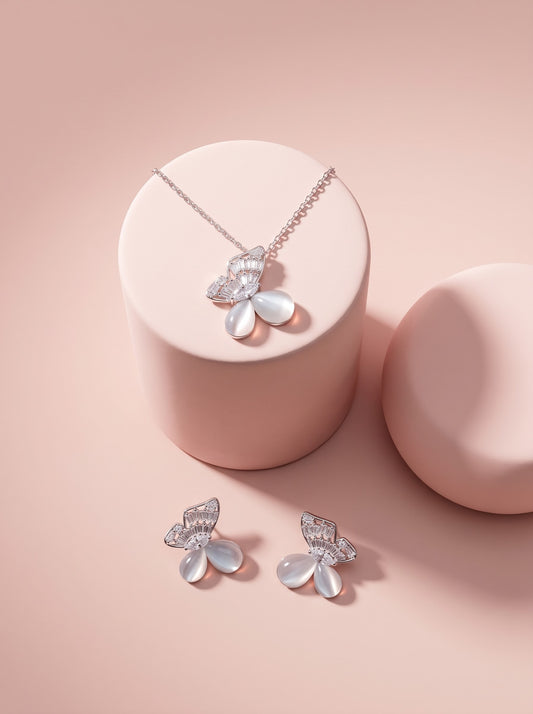 Papillon Pendant Set