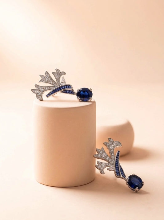 Veda Blue Earrings