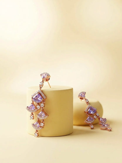 Blush Cascade Earrings