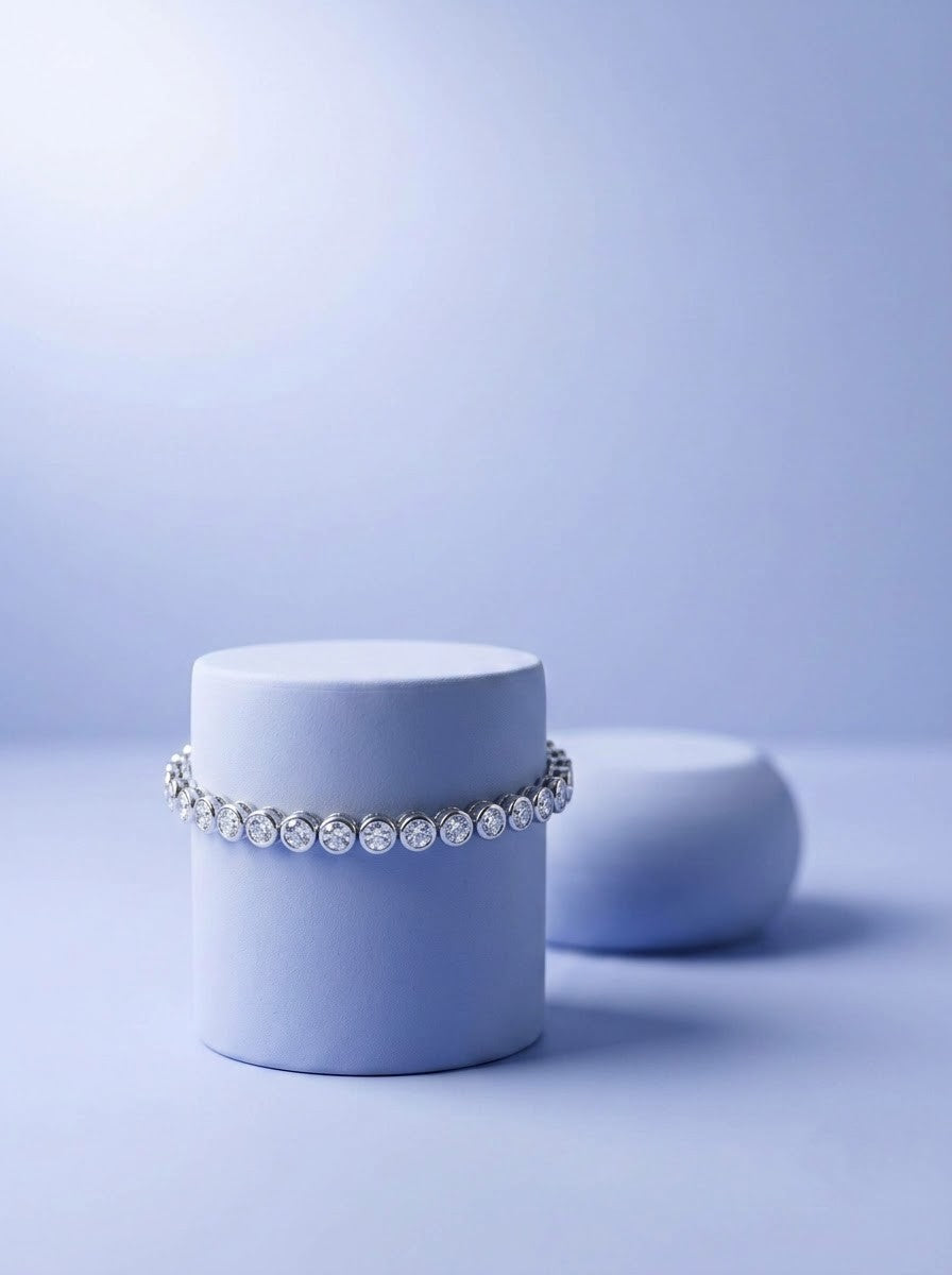 Bezel Tennis Bracelet