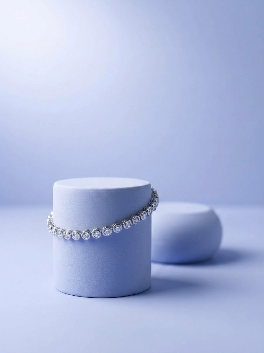 Bezel Tennis Bracelet