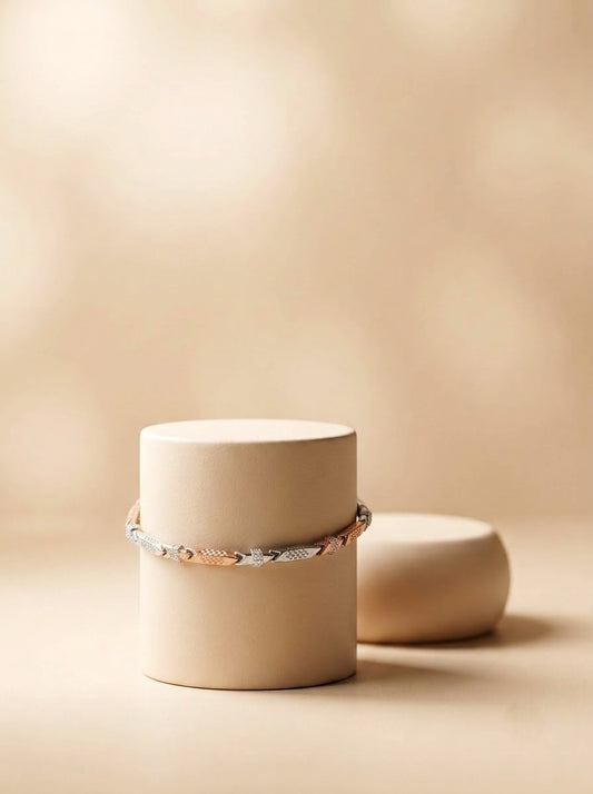 Geometric Link Bracelet