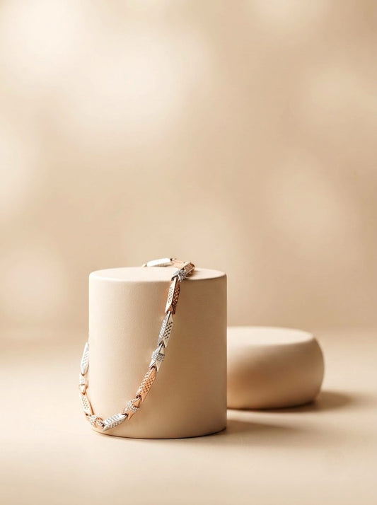 Geometric Link Bracelet