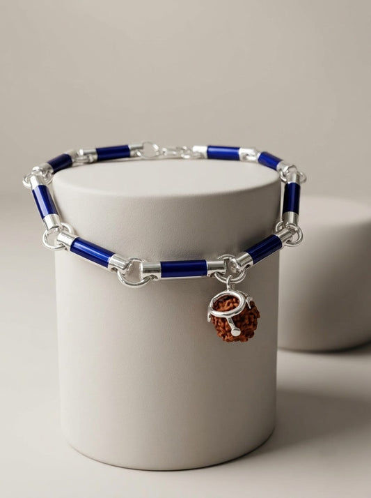Blue Link Bracelets