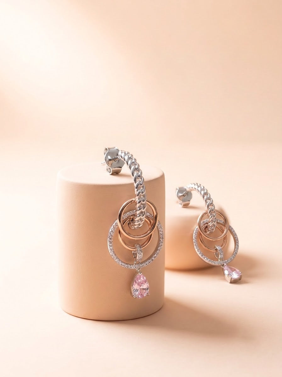 Charm Hoop Earrings