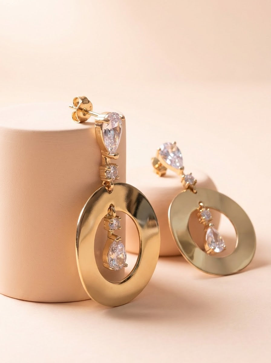 Golden Wave Earrings