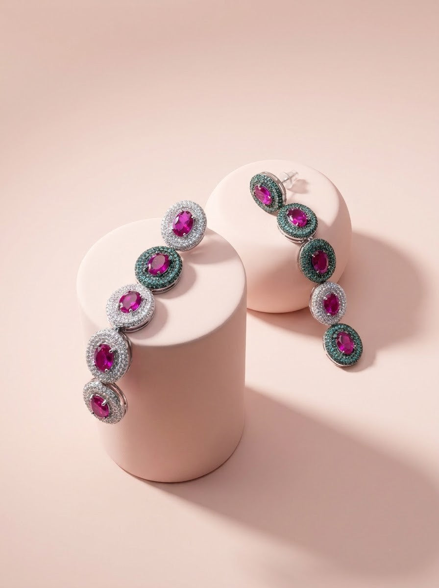 Lotus Strand Earrings