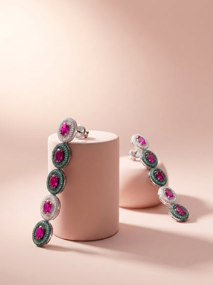 Lotus Strand Earrings