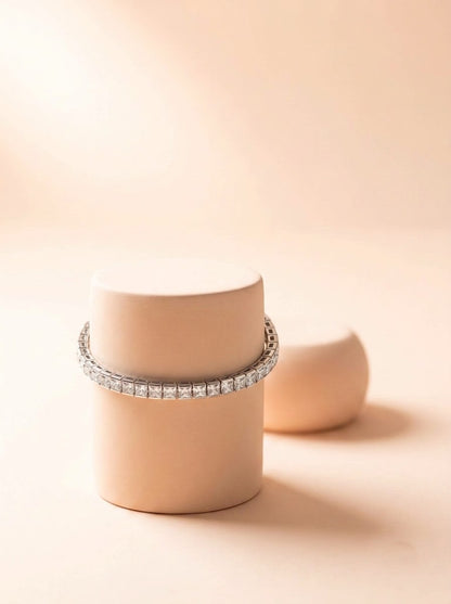 Princess Cut Tennis Bracelet