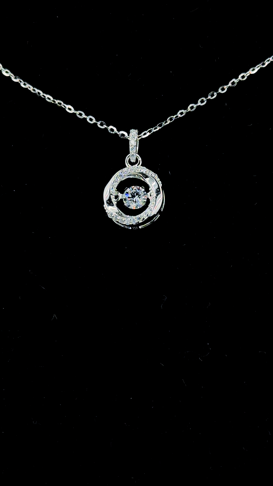 Orbit Spiral Pendant Chain