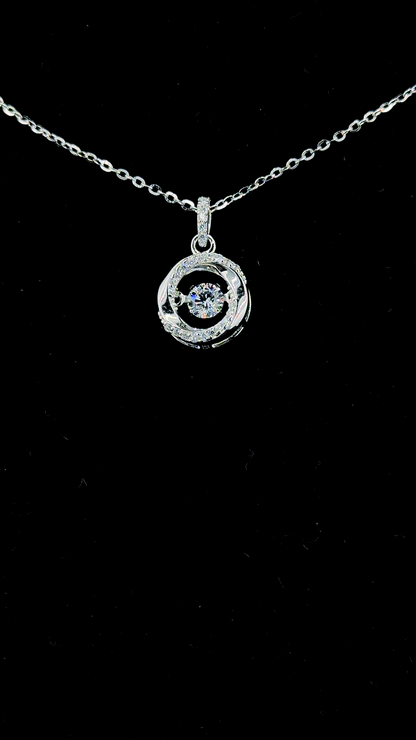 Orbit Spiral Pendant Chain