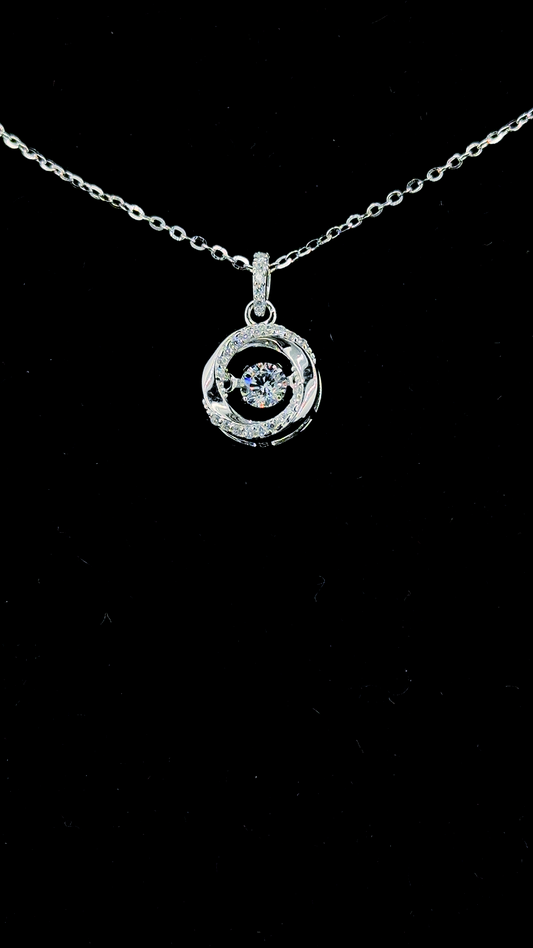 Orbit Spiral Pendant Chain