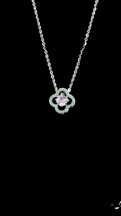 Blush Clover Pendant Chain