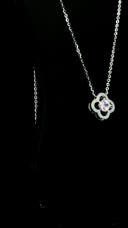Blush Clover Pendant Chain