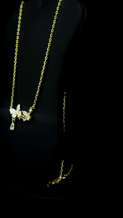 Flutter Duo Pendant Chain