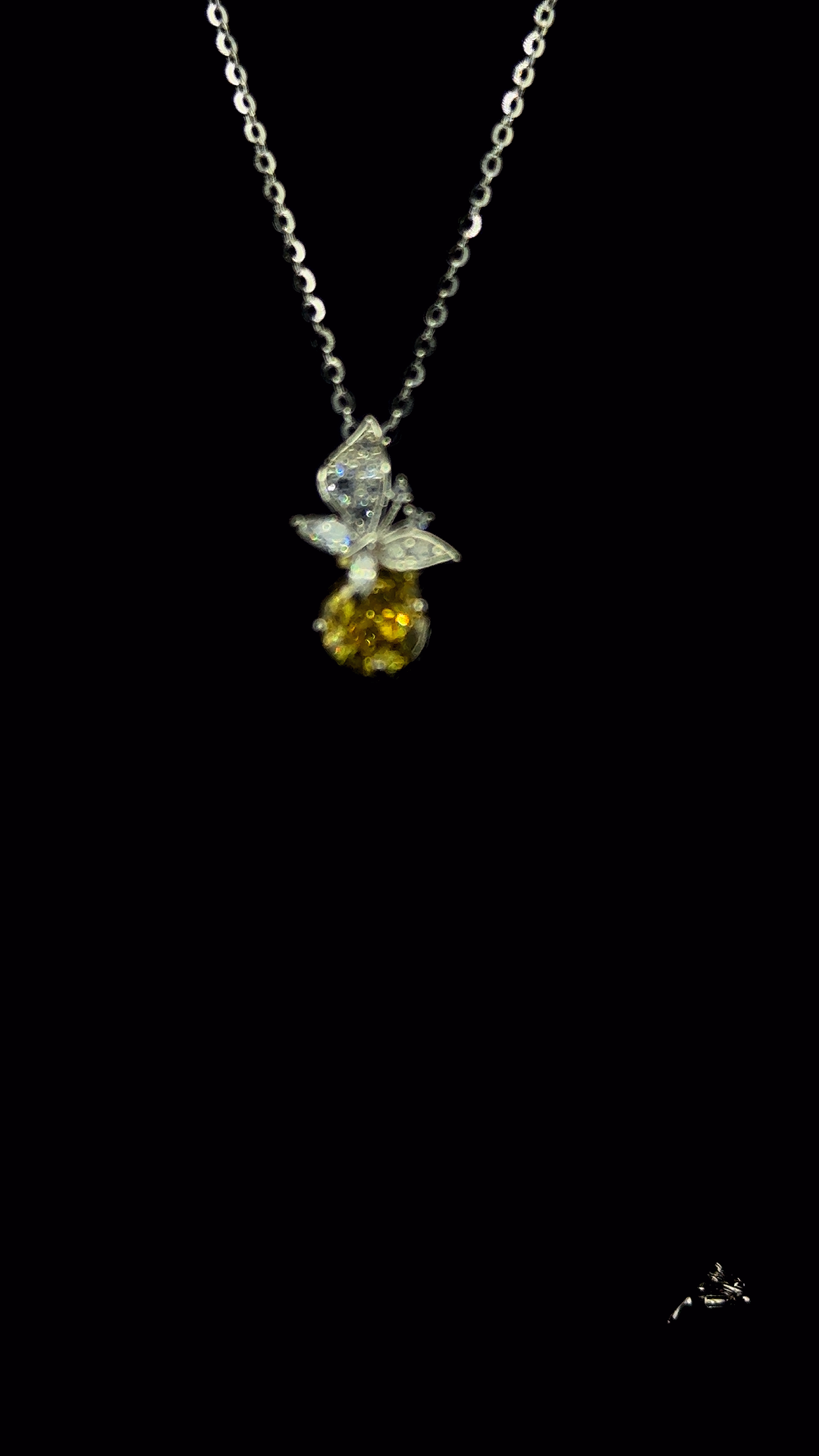 Soleil Butterfly Pendant Chain