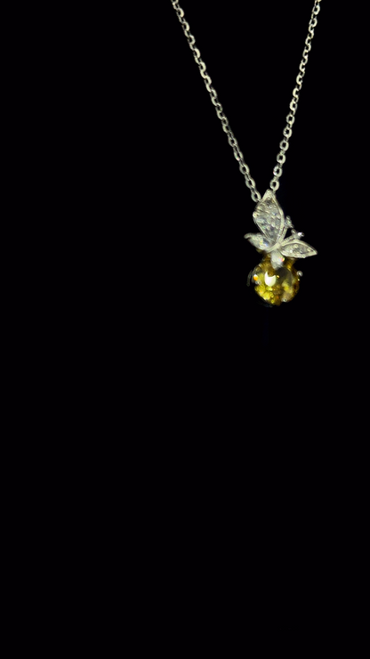 Soleil Butterfly Pendant Chain