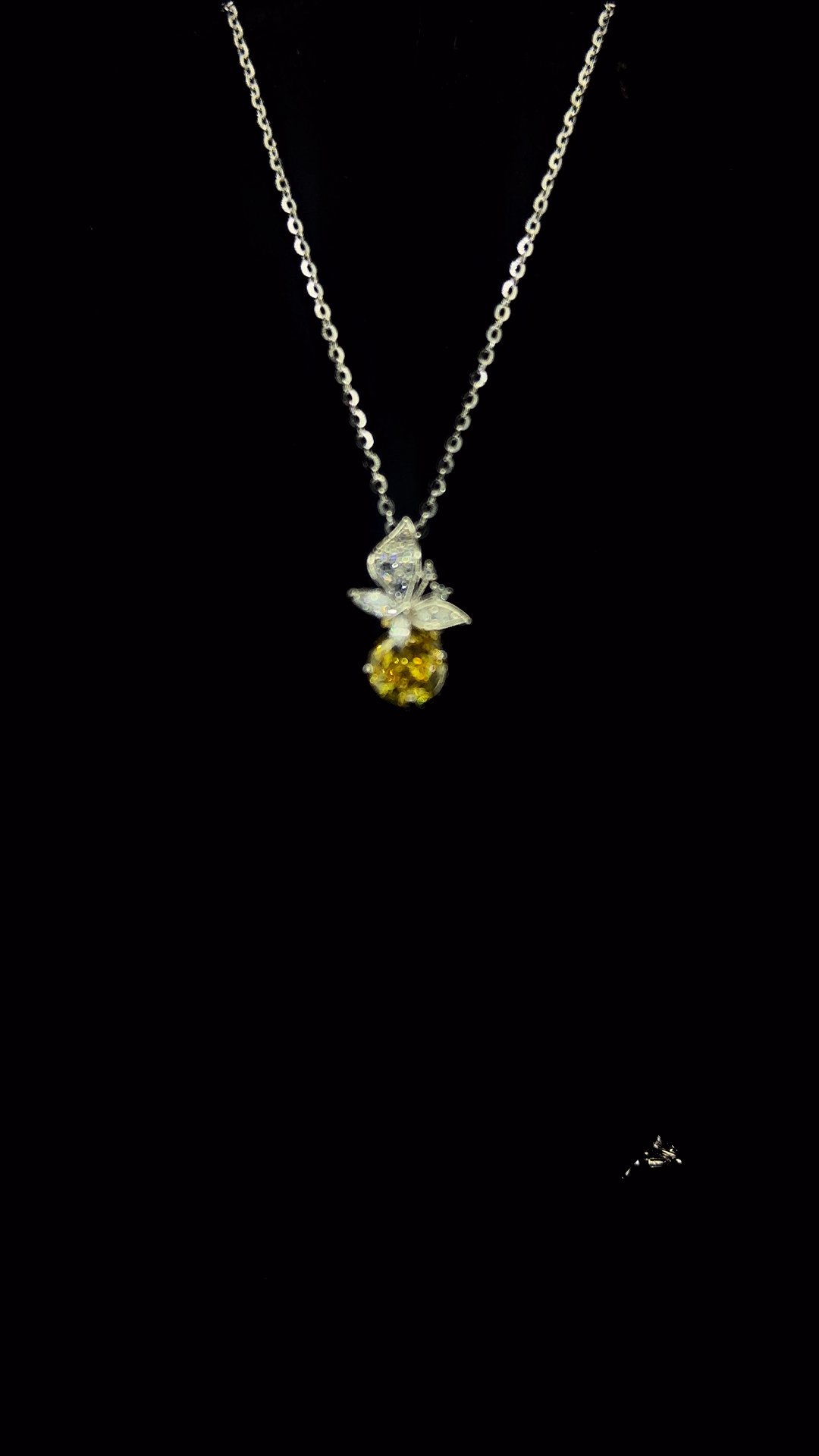 Soleil Butterfly Pendant Chain