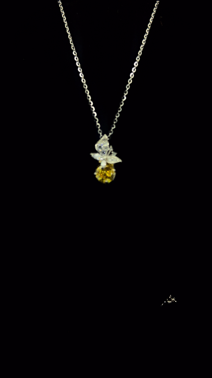 Soleil Butterfly Pendant Chain