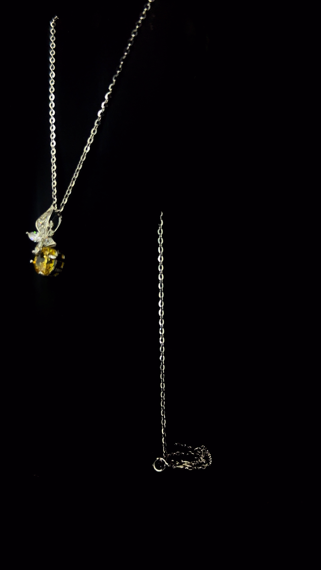 Soleil Butterfly Pendant Chain