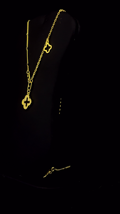 Clover Lariat Pendant Chain