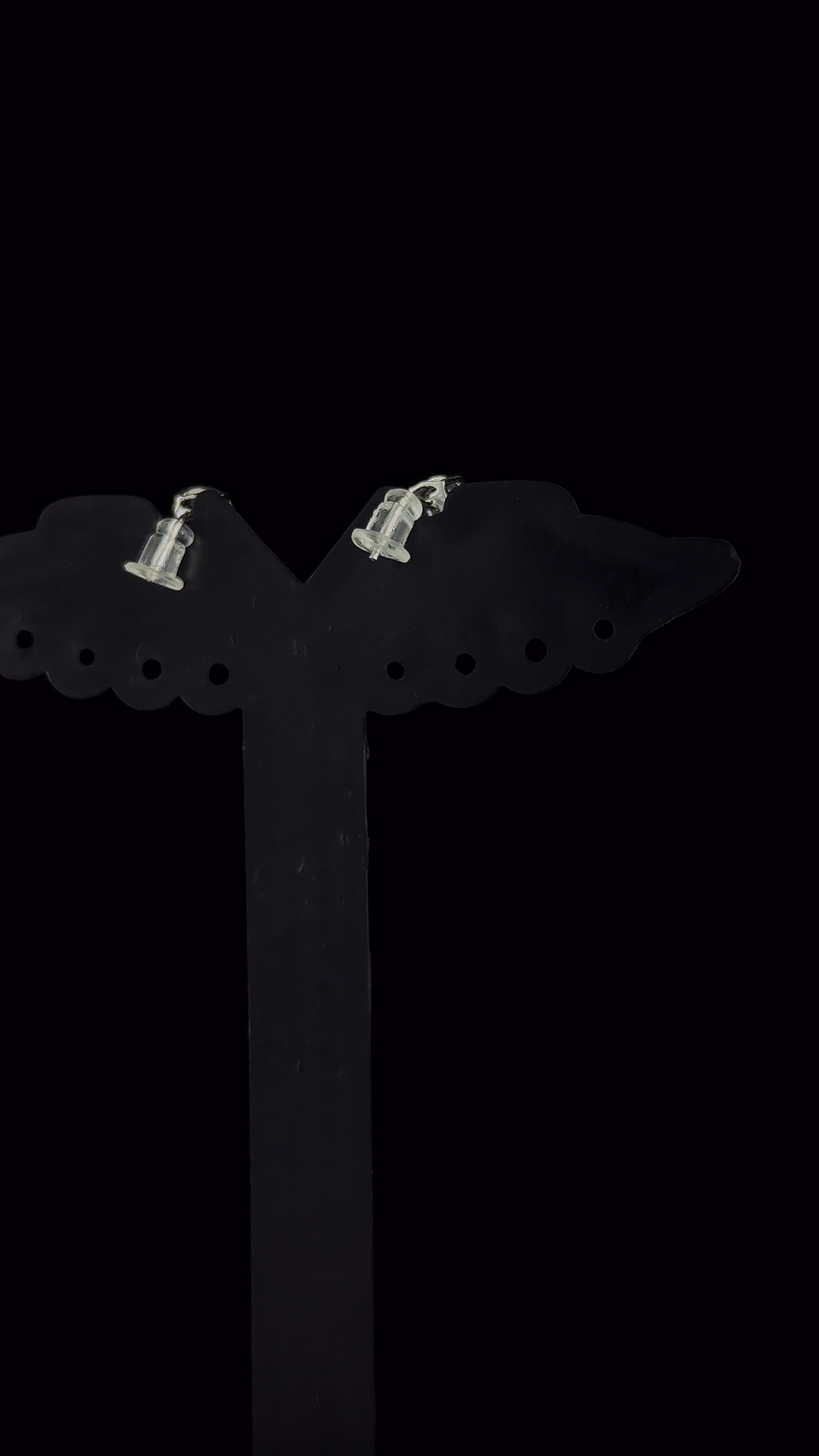 Round Solitaire Stud Earrings | 925 Sterling Silver | The White Kala