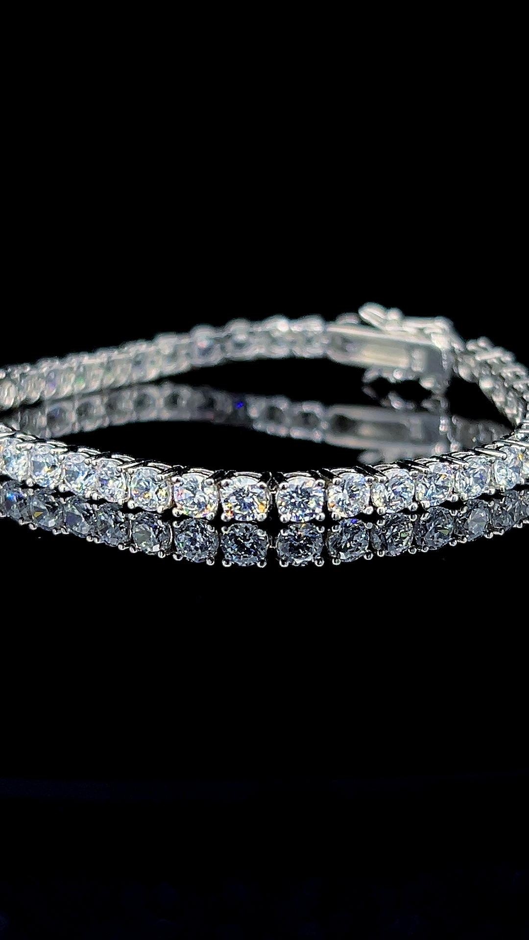 Round Tennis Bracelet | 925 Sterling Silver