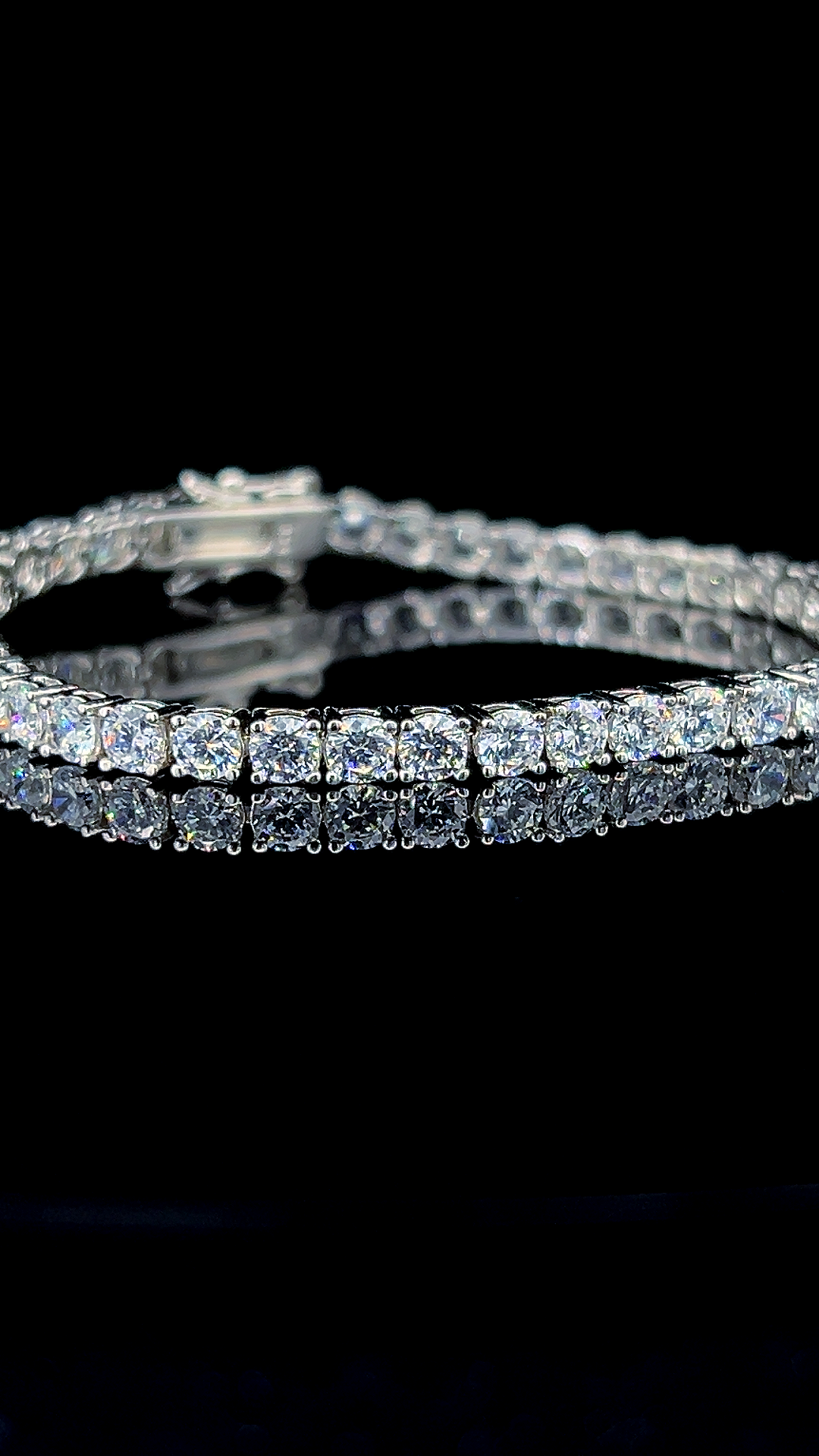 Round Tennis Bracelet | 925 Sterling Silver