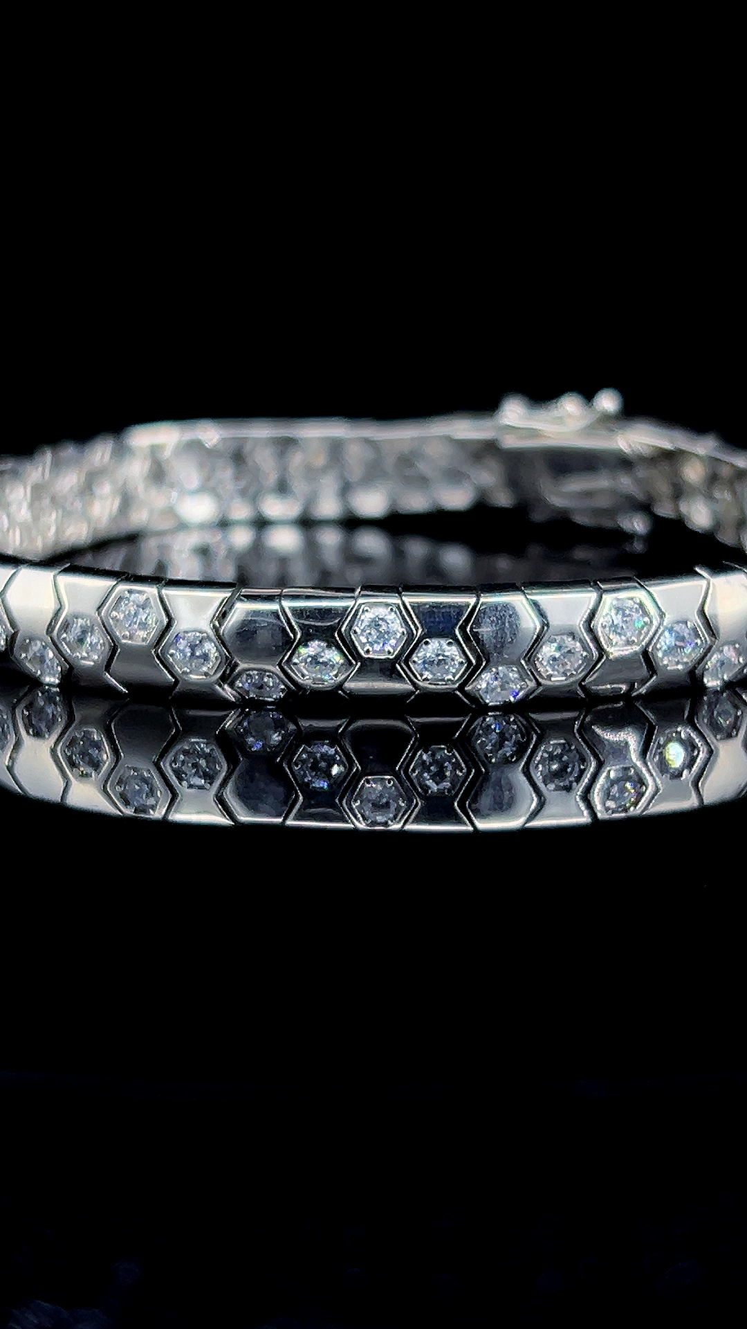 925 Sterling Silver Geometric Bracelet
