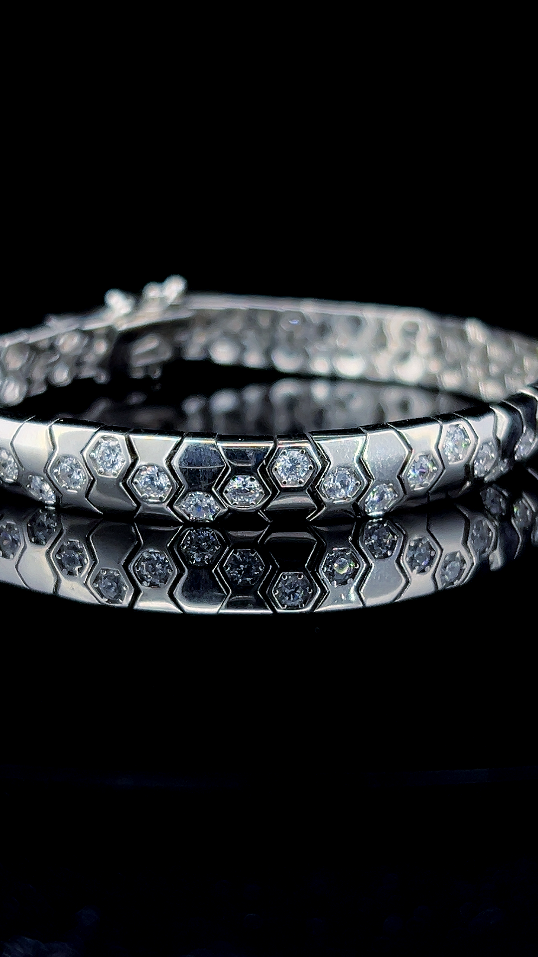 925 Sterling Silver Geometric Bracelet