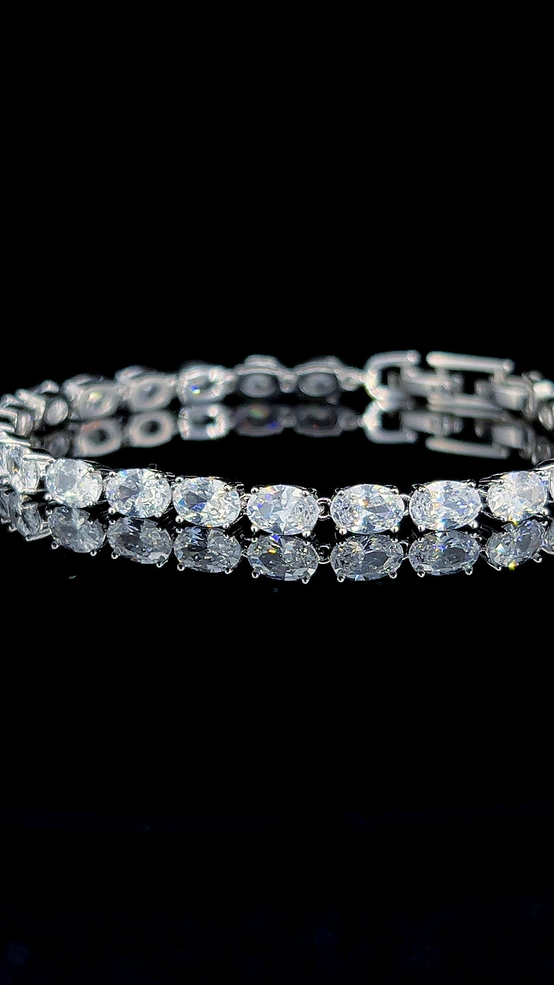 Oval Tennis Bracelet | 925 Sterling Silver