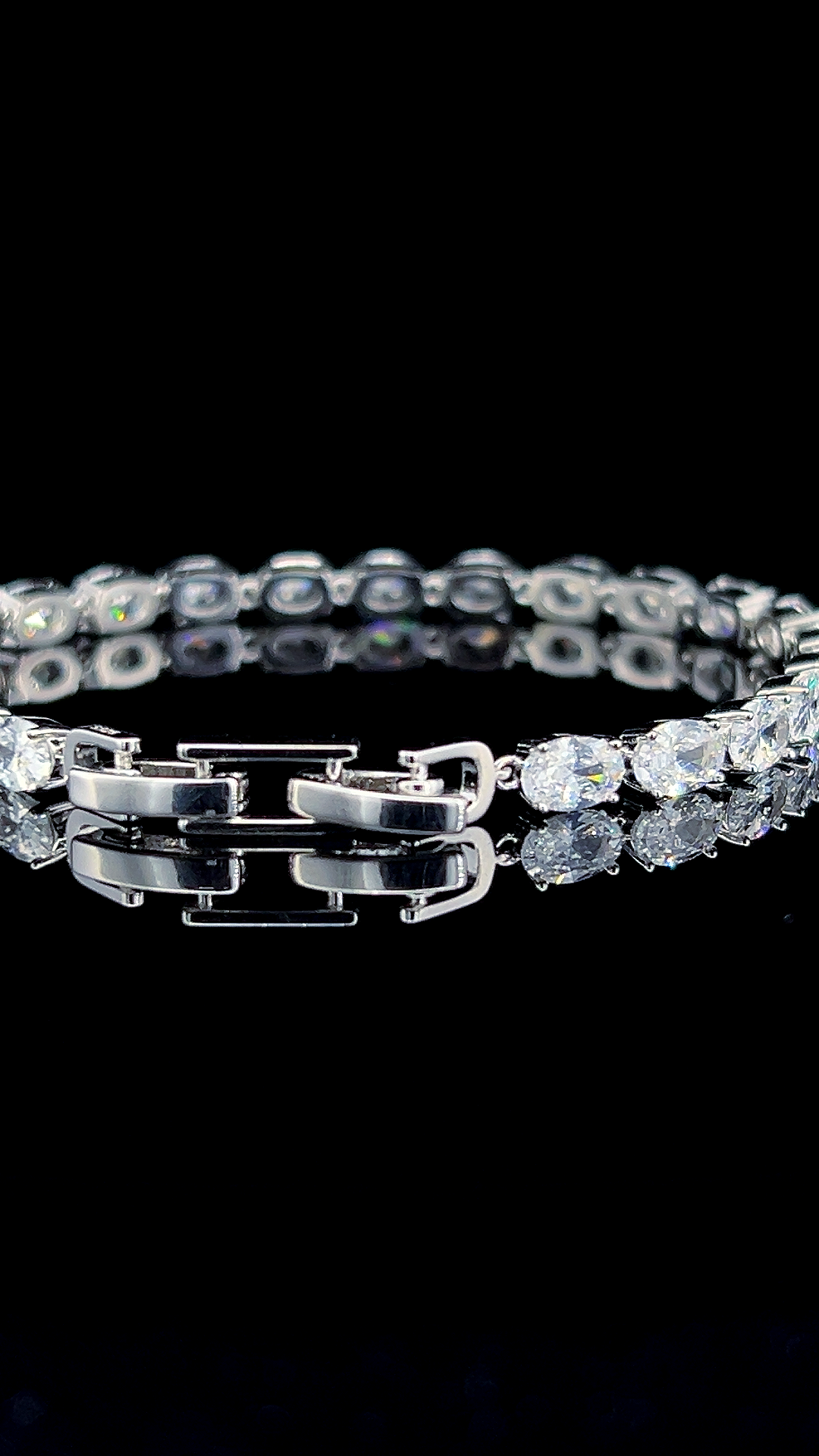 Oval Tennis Bracelet | 925 Sterling Silver