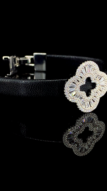 The Clover Shield Men's Bracelet | 925 Sterling Silver